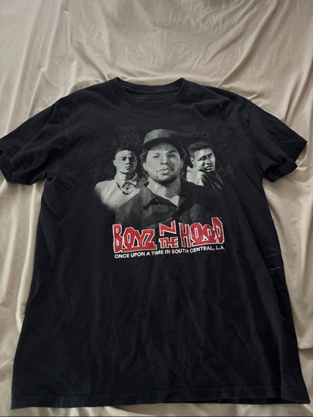 Rue21 Black Boyz N The Hood Graphic Tee with Red Logo